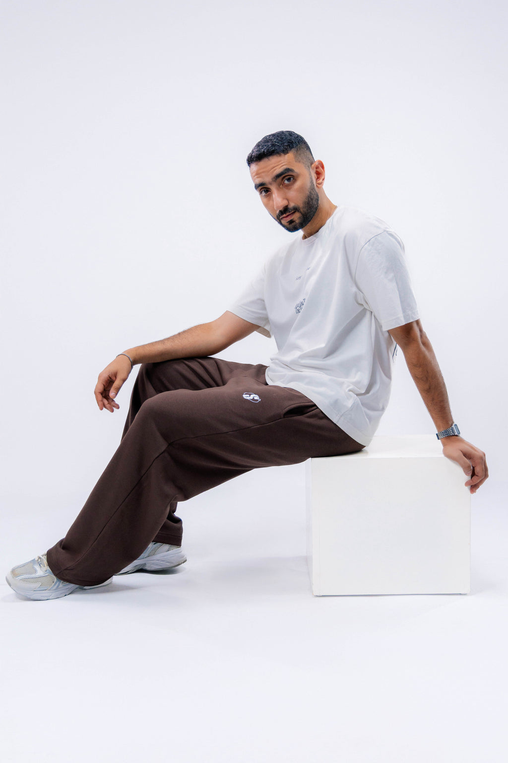 Brown Baggy Sweatpants