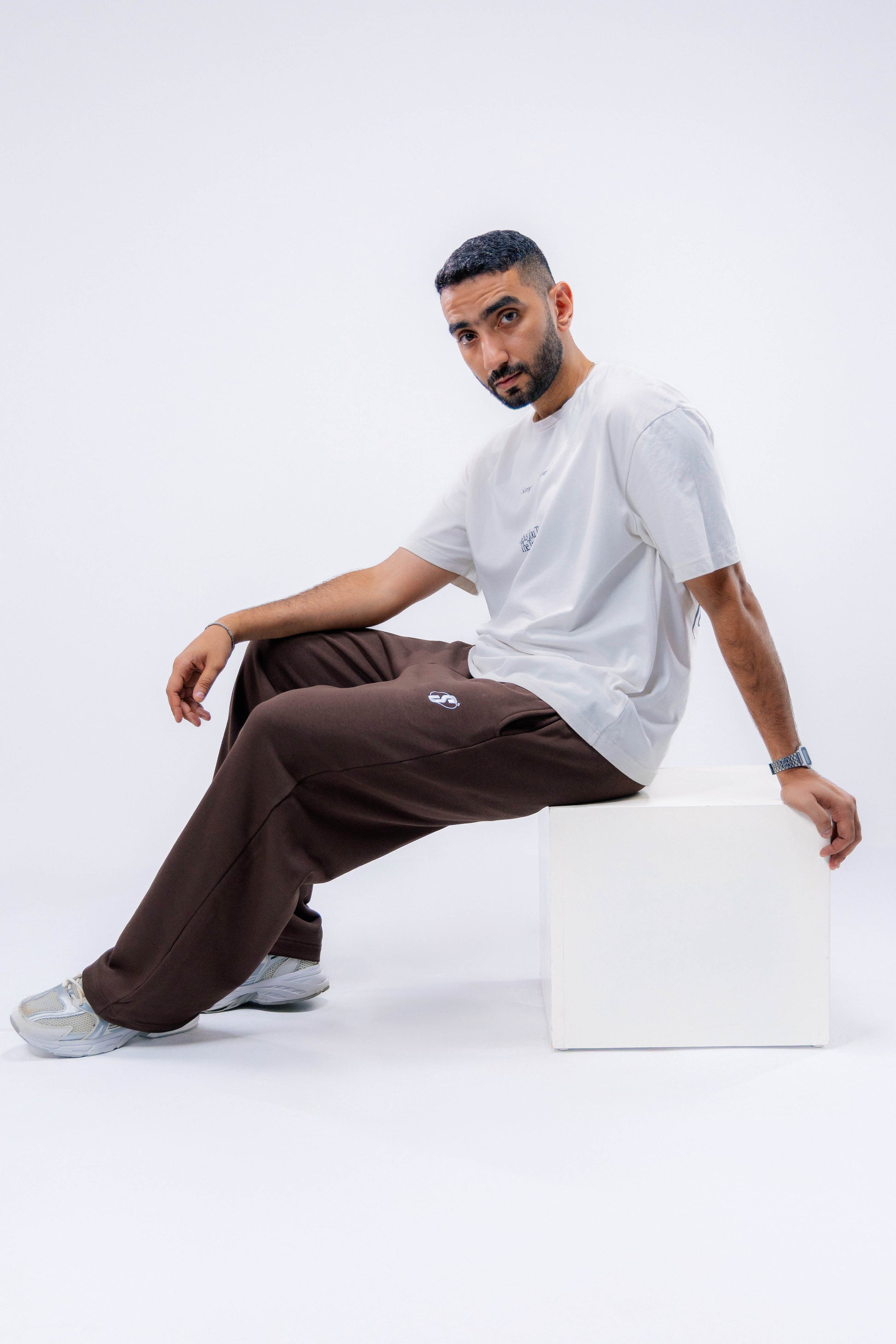 Brown Baggy Sweatpants