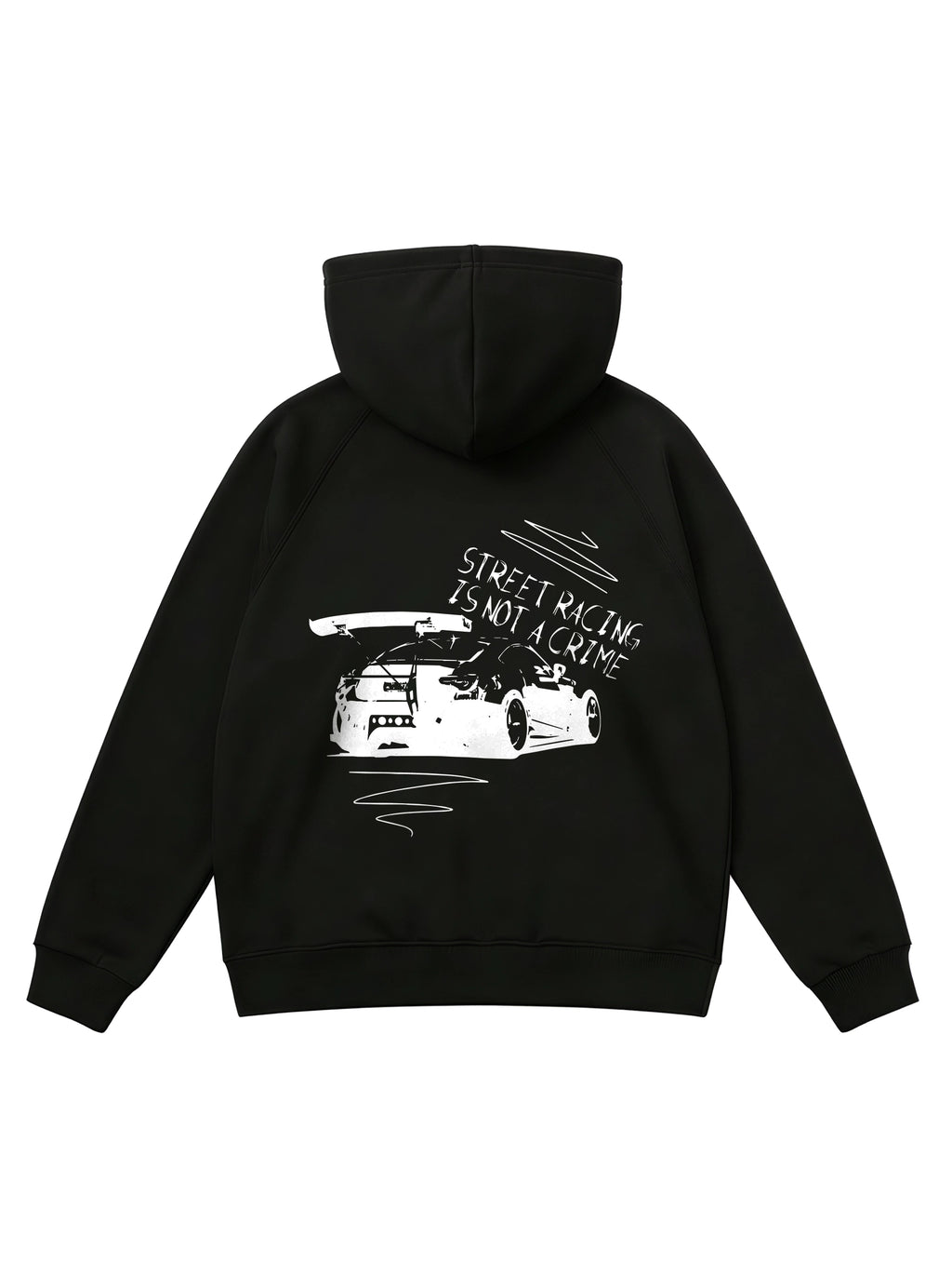 Night Stone Black Hoodie (Street Race)