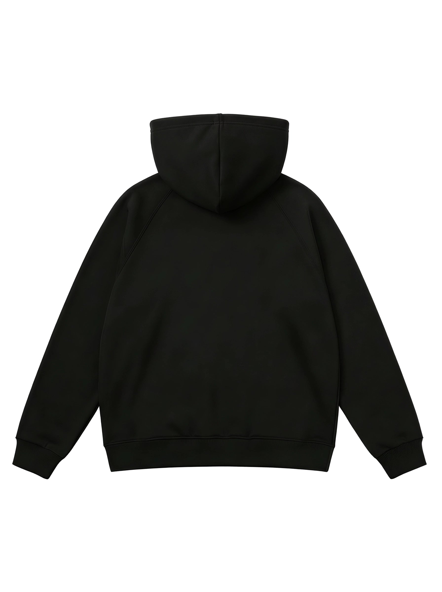 Black hoodie on a white background