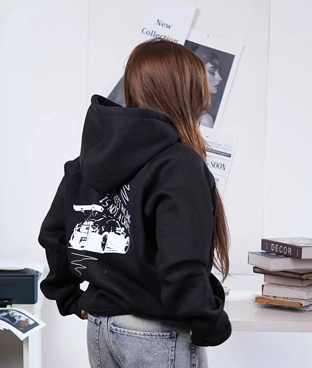 Night Stone Black Hoodie (Street Race)