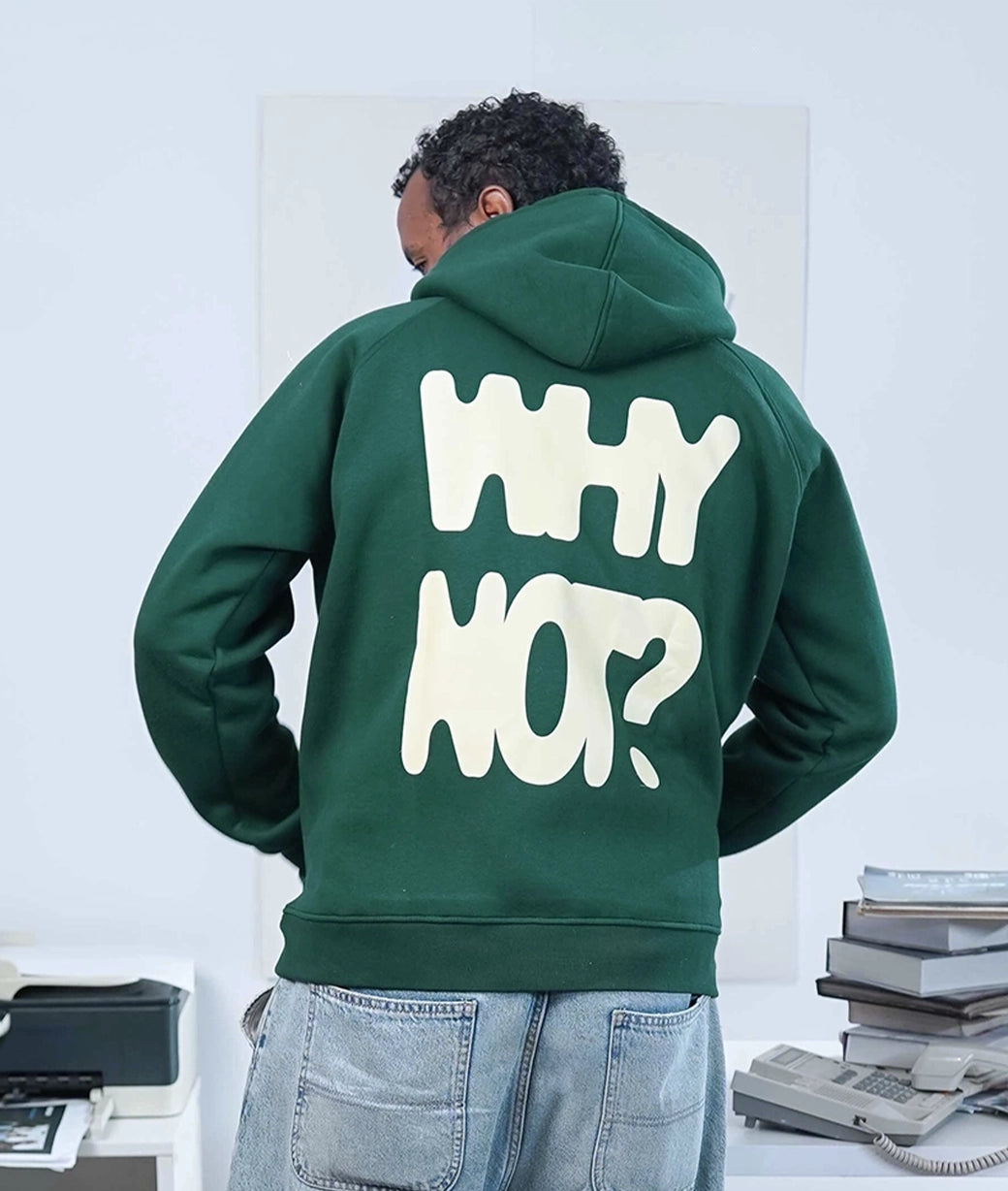 Deep Teal Green Hoodie (Why not?)