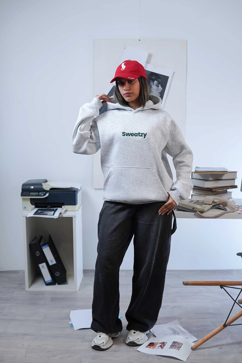 Iron Shade Grey Hoodie (Stars Sparkle)