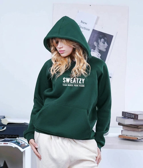 Deep Teal Green Hoodie