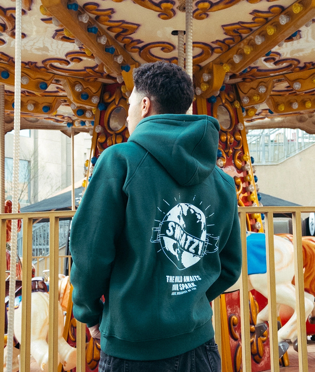 Deep Teal Green Hoodie