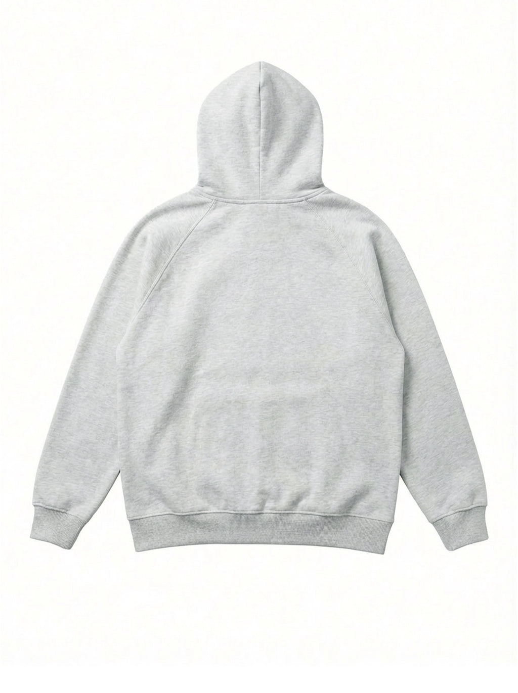 Gray hoodie on a white background